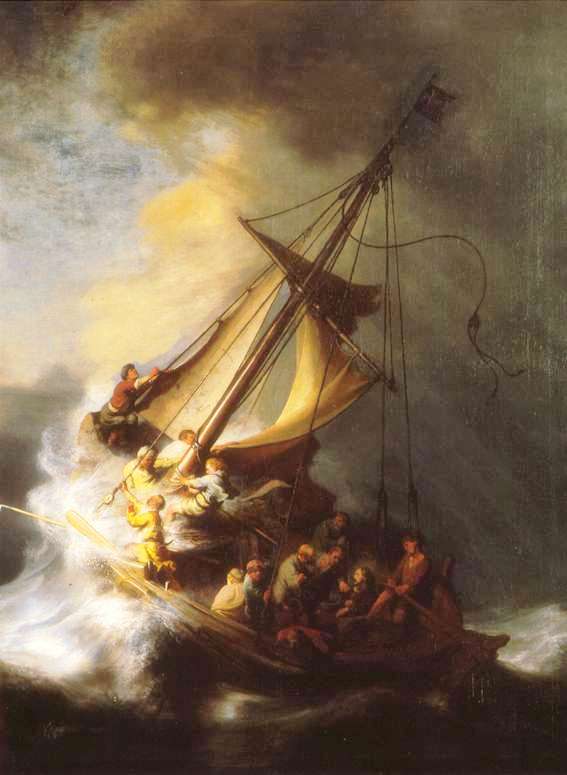 Jesus In Boat
