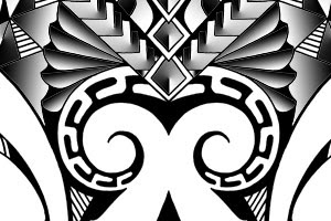 Samoan Tattoo Designs on Samoan Maori Mixed Shoulder Tattoo   Tribal Tattoo Flash Designs