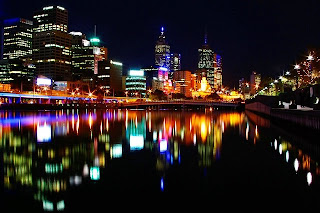Melbourne Skyline - Night Lowlight photography (photoforu.blogspot.com)