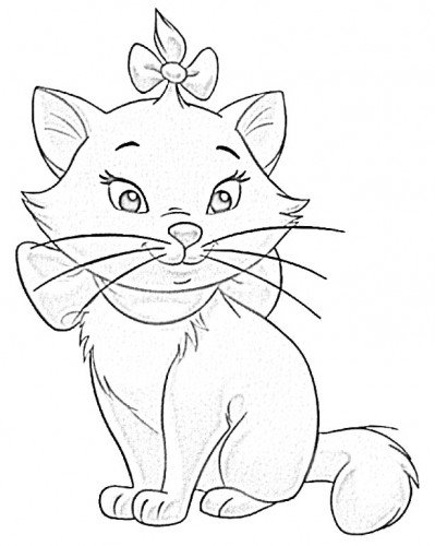 Riscos e Desenhos  Desenhos da Gatinha Marie