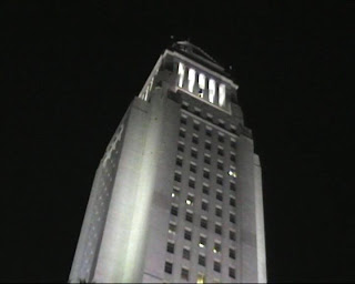 Los Angeles City Hall by night