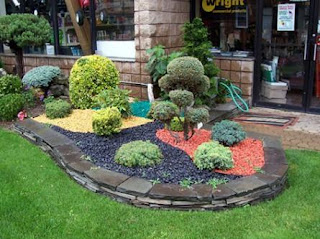 Home Garden Ideas: Stone Garden Ideas