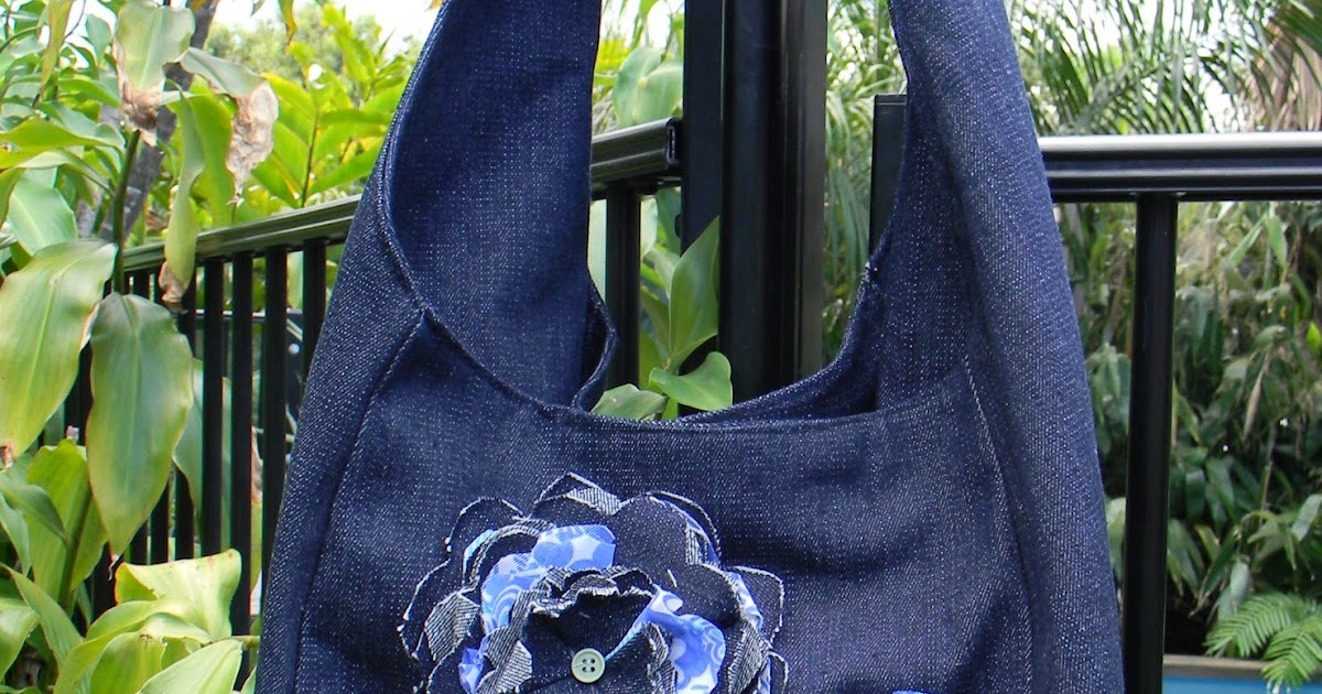Tote Bag Pattern Denim Hobo Bag Free Patterns