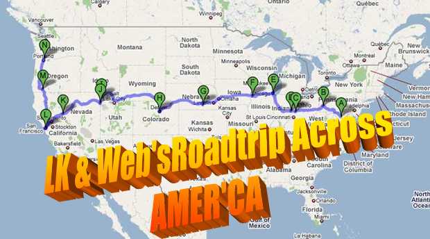 LK & Web's Roadtrip Across AMER'CA