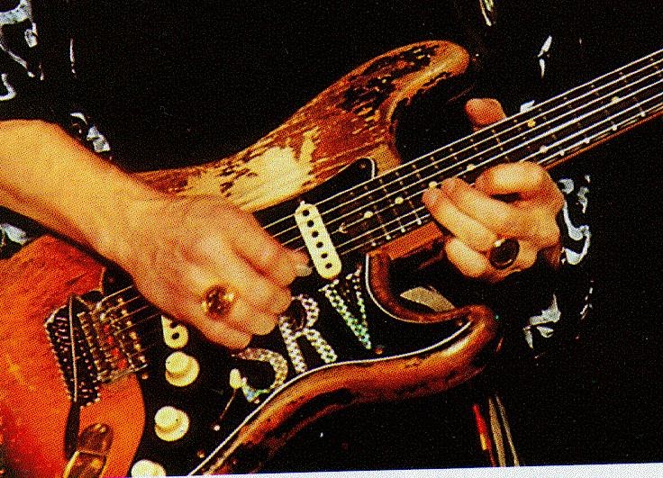 iconic Stevie Ray Vaughn "Number One"