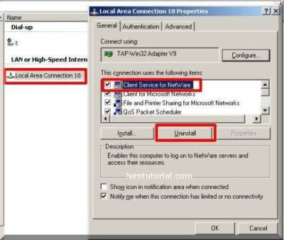 NetWare Uninstall