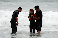 Beach baptism