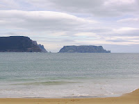 Tasman Island and Cape Pillar from Crescent Bay - 3rd January 2009