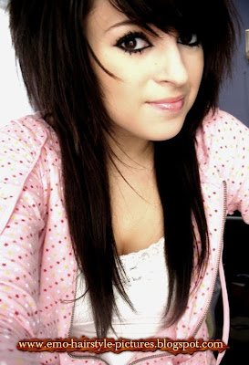 Hair Cut Styles And Tattoo Designs Long Emo Haircut Girl