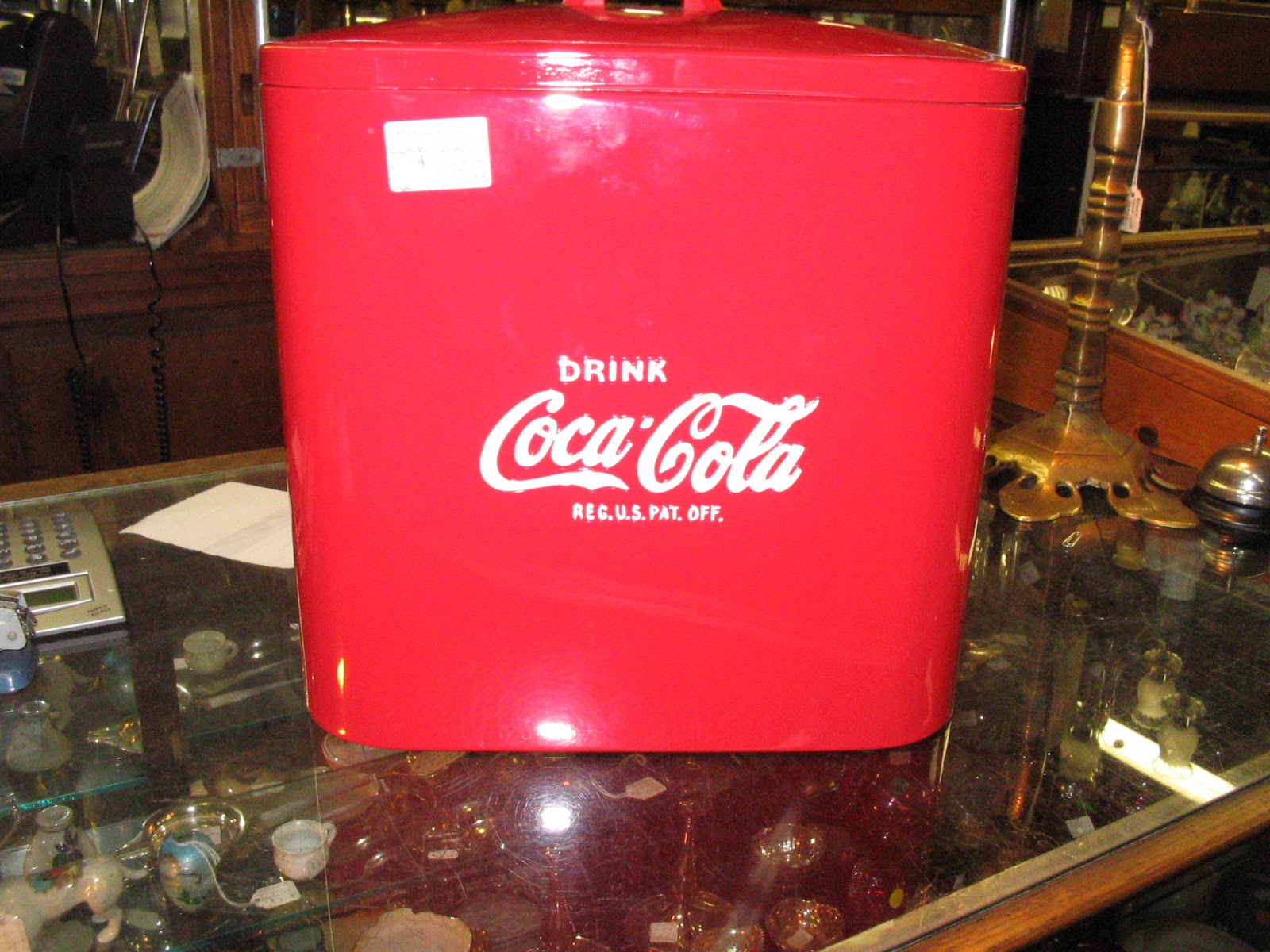 The World of JEK Vintage CocaCola Cooler.