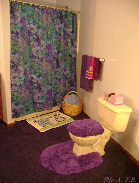 Literally In The Moment: My Purple Bathroom Remodel ~ Home Decor Ideas!