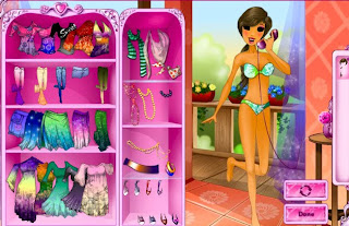 Juego de vestir a la muchacha de primavera Juego de vestir a la muchacha de primavera