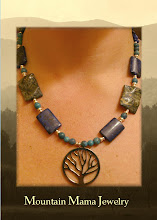 Sterling Tree of life/Lapis/Turquoise/Mexican Jasper