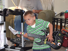 Brenden does guitar hero