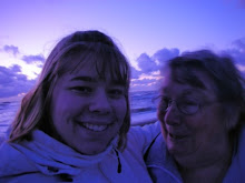 Grandma Honey and me at the coast