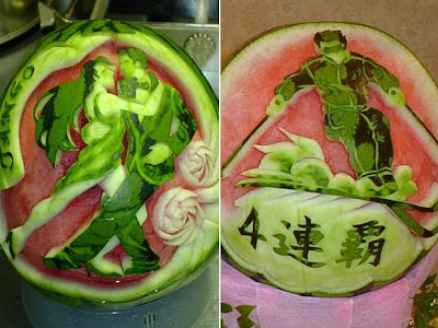 Esculturas em melancias 2