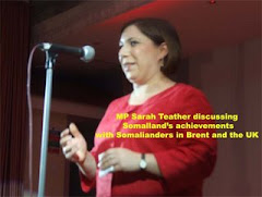 Sarah Teather MP discussing British Somalilander's acheivements in Brent and the UK