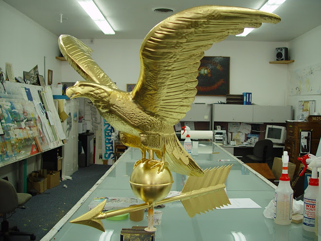 23k Gold Leaf Eagle