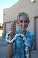 Grace and the snake