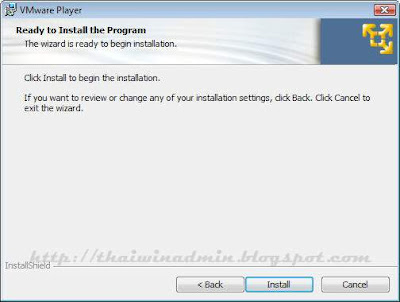 Ready to Install Program