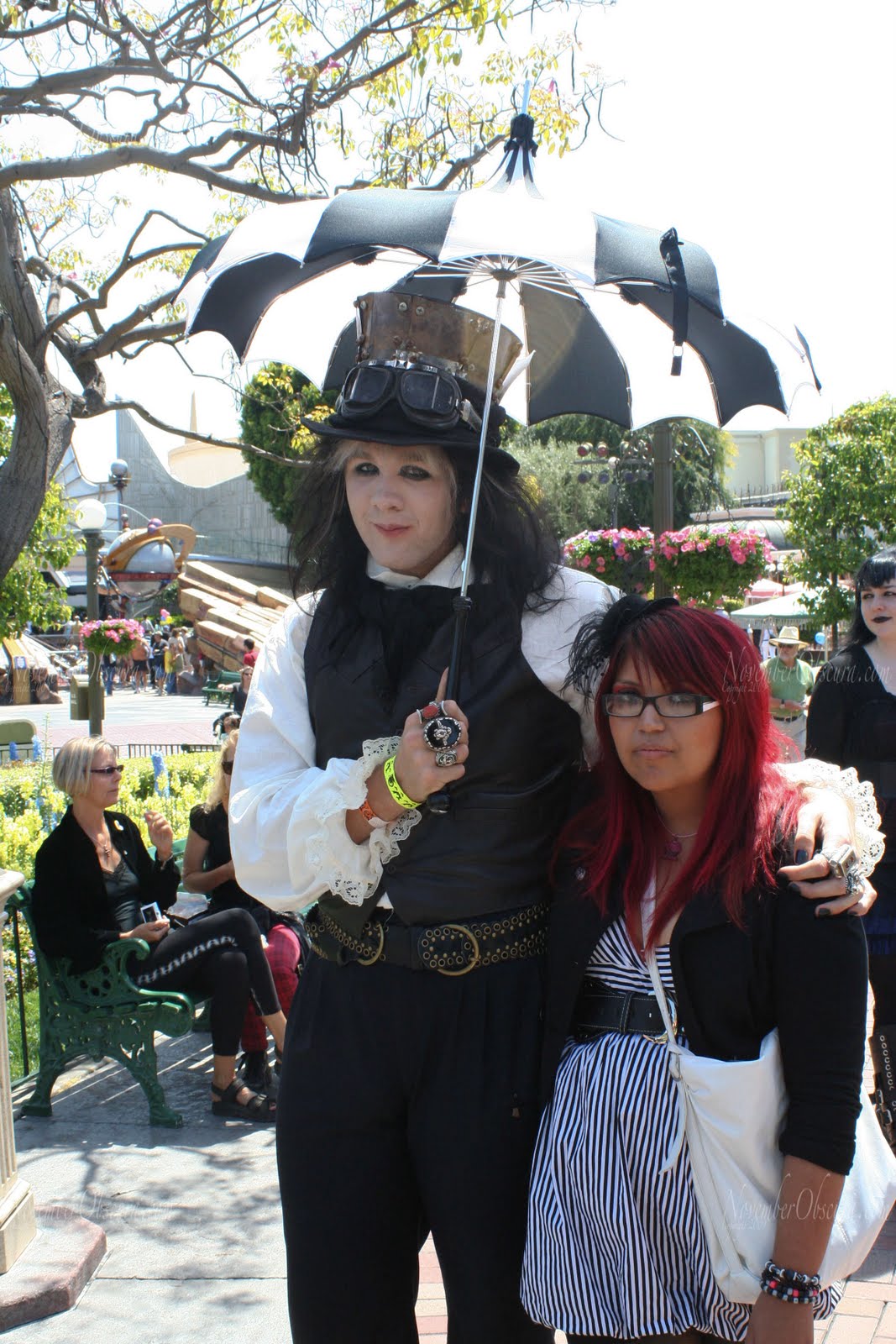 Gothic Tea Society Bats Day at Disneyland The People