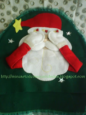 Mi cuarto de manualidades * Esther *: Juego de Baño Santa Claus