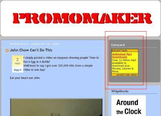 promomaker Entrecard cheating mdro.blogspot.com