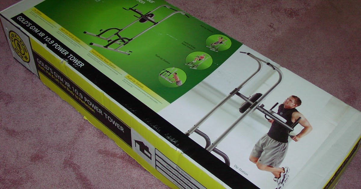 Fitness P90X and P90X+ Gold's Gym Power Tower & Knee Raiser XR 10.9 Build