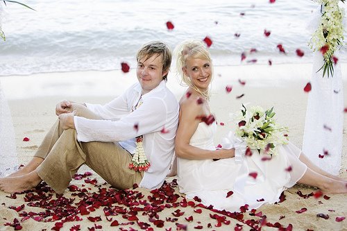 mariage sur la plage