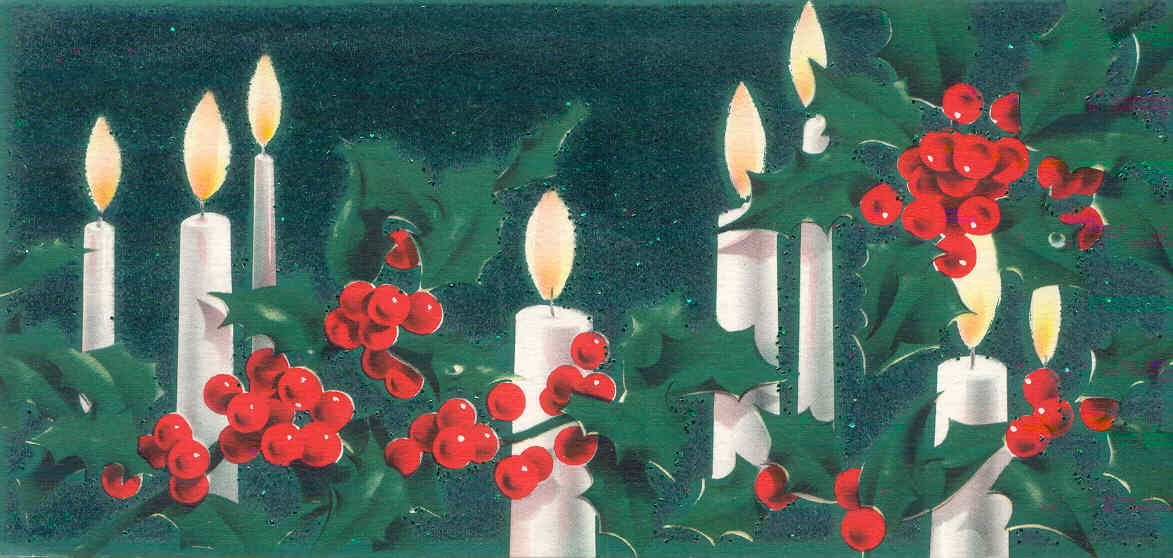 gold country girls Vintage Christmas Cards , The Ones With