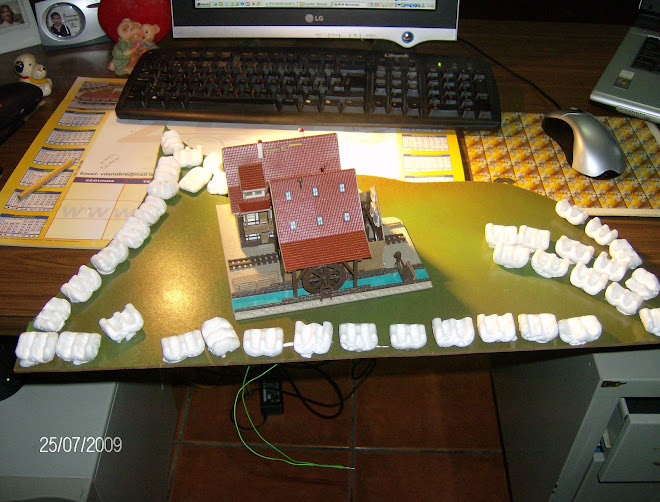 Serração escala N - pequeno layout  FASE 1