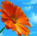 My Sunshine Blog Award
