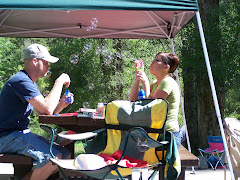 ERIC & KADEE ENTERTAINING EACH OTHER WITH BUBBLES!