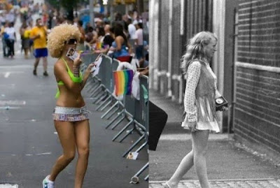 Girls Images on Skirt Girls  Then And Now   18 Pics   Curious  Funny Photos   Pictures