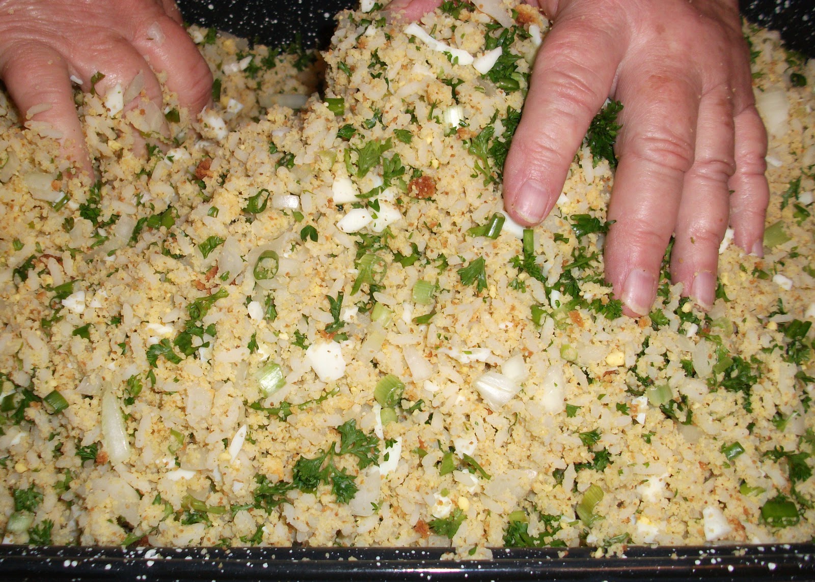 The Foodie Spot Southern Soul Cornbread & Rice Dressing