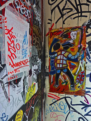 Street Art Without Borders, Wheatpaste, Graffiti, Eric Marechal, Bassagirl, Paris