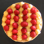 Este PASTEL DE SANT JORDI es un Bizcocho base normal de . (sant jordi copia)