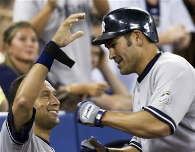 johnny damon hair. congratulates Johnny Damon