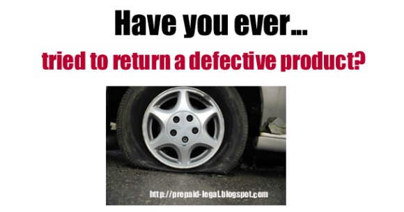 Return a defective product