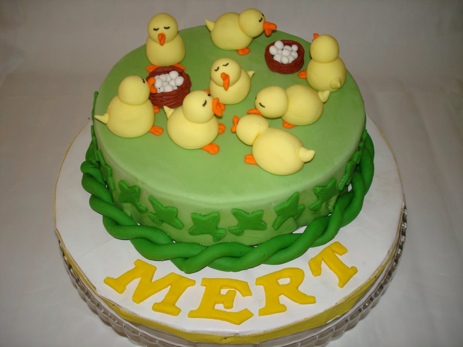 BUTİK PASTA EVİMDENİZLİ Mert�in Civcivli Pastası