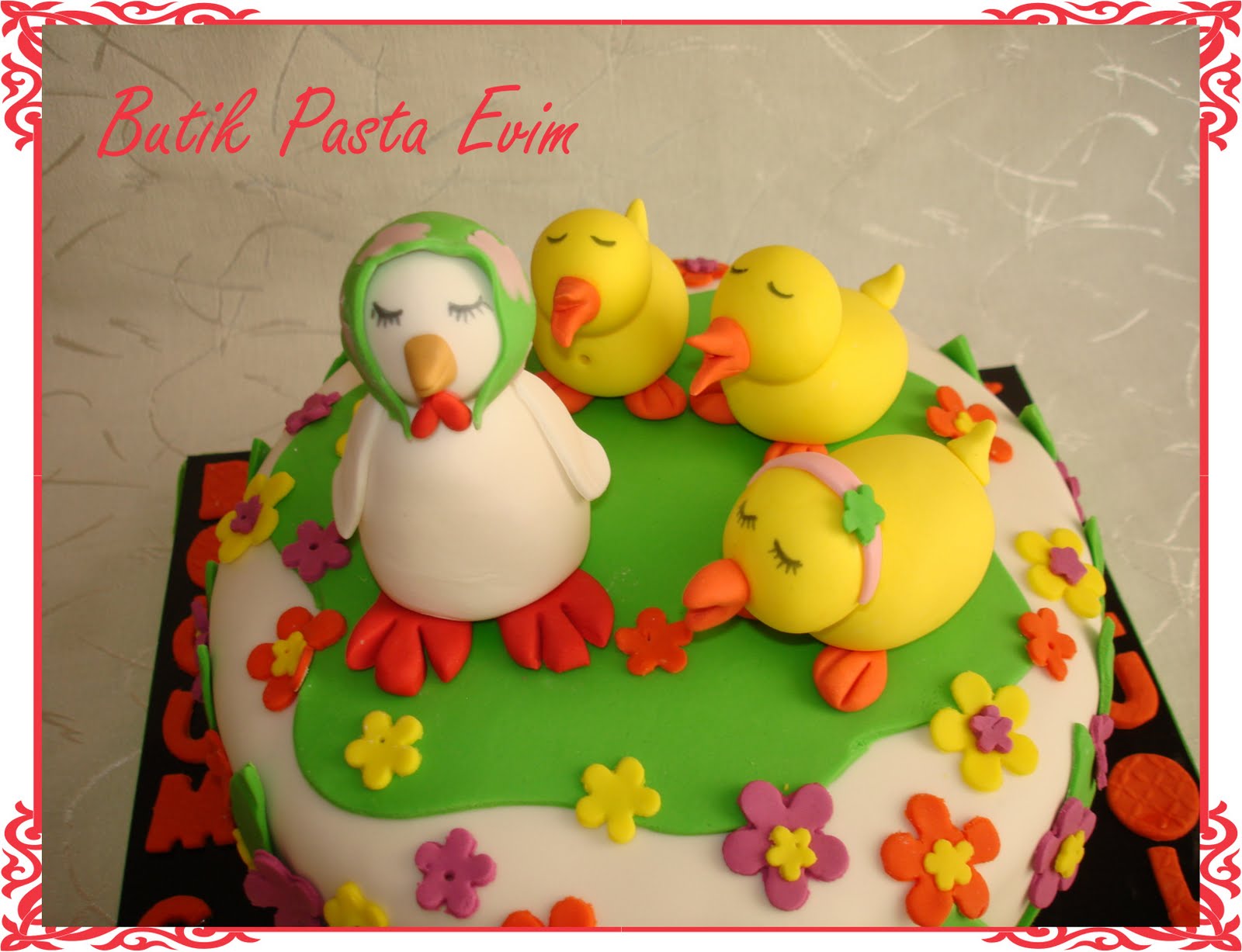 BUTİK PASTA EVİMDENİZLİ Zeliş Hanım�a Civcivli Pasta…
