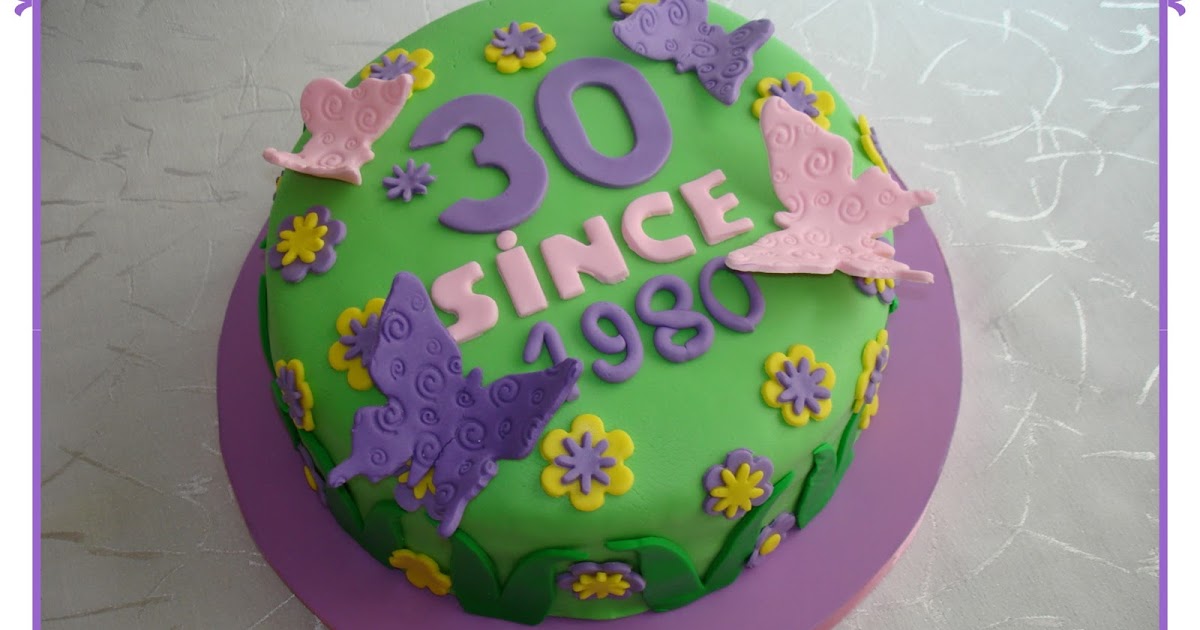 BUTİK PASTA EVİMDENİZLİ Kelebekli 30 Yaş Pastası&hellip;