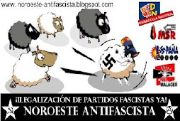 ¡nuevas pegatinas noroeste antifascista en la calle!