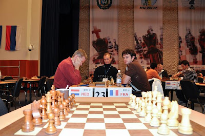 Etienne Bacrot s'impose face à Friso Nijboer © Site Officiel