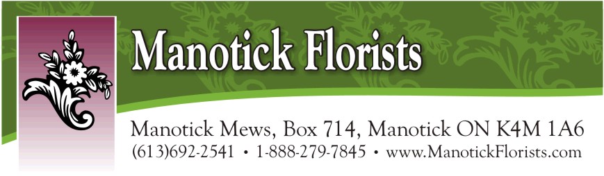 Manotick Florists & Gifts 1-888-279-7845