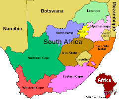 Southern Africa Map