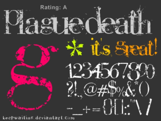 PlagueDeath_ttf___FONT_by_KeepWaiting