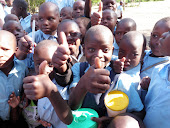 Happy primary school kids at Nyakweri