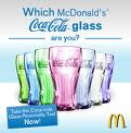 McDONALD's Coca-cola GLASSES (2nd Quarter 2009)