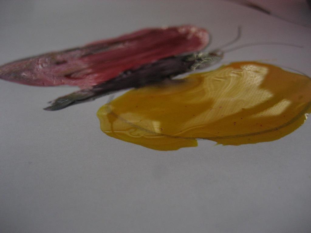 { This girl loves to talk } Corn Syrup Painting